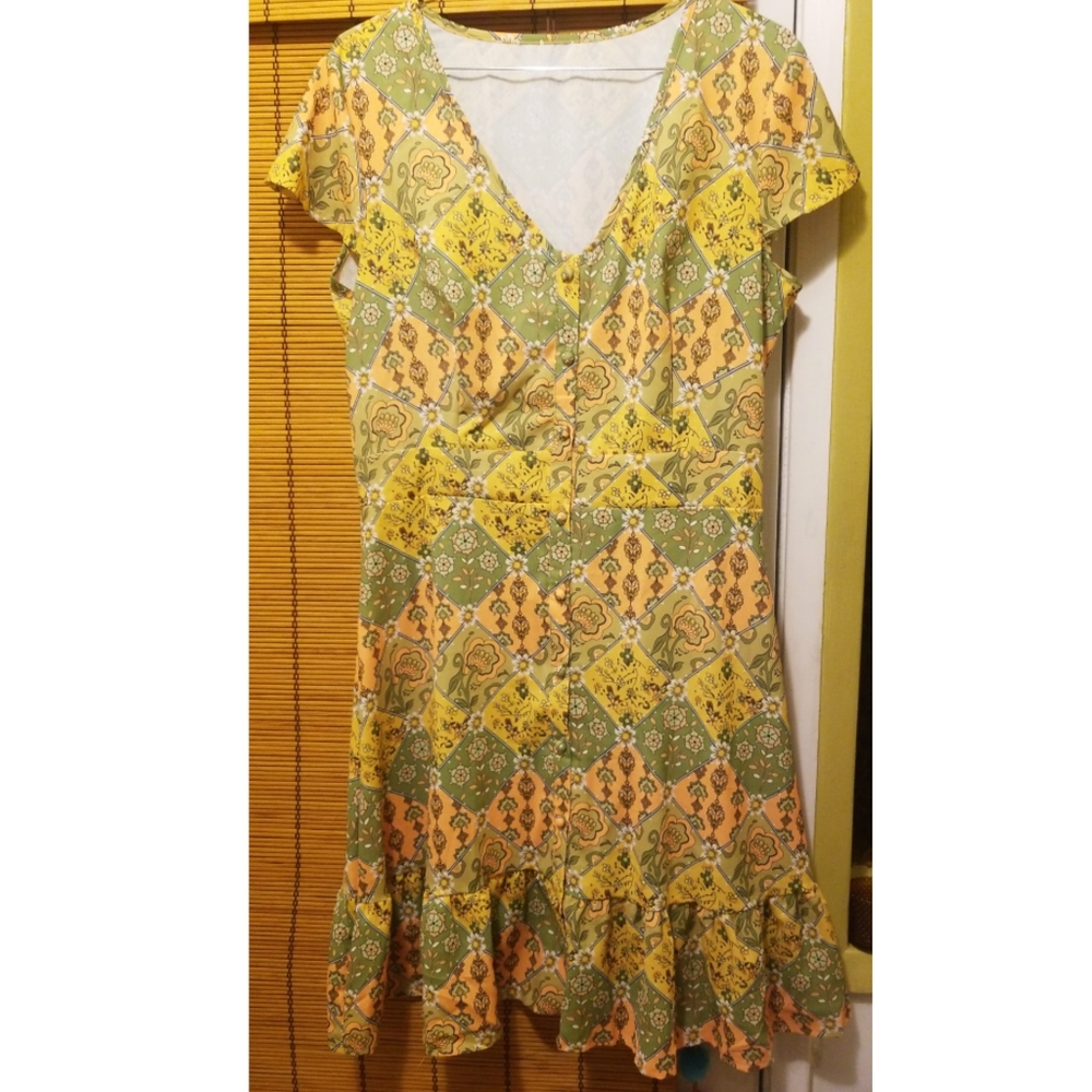 Vintage inspired sun dress